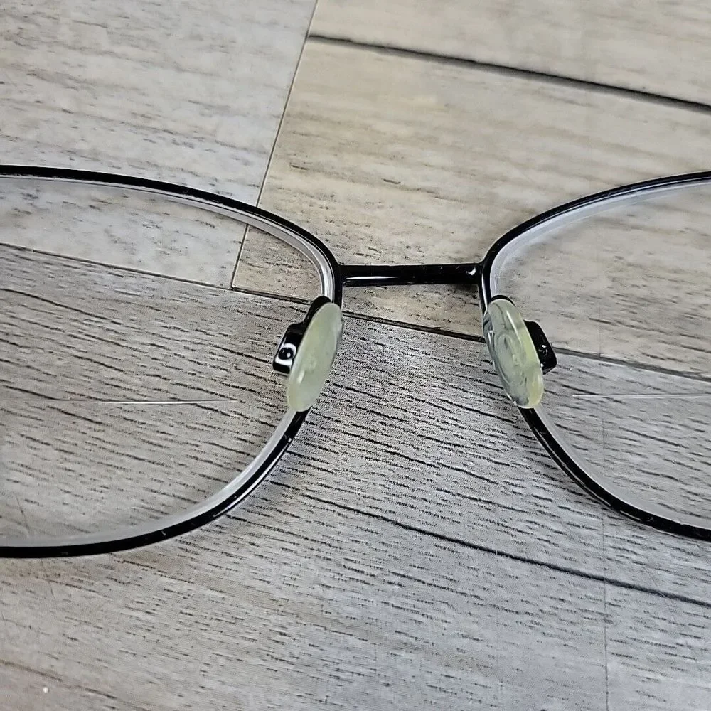 Anne Klein AK5053 001 Eyeglasses Black Metal‎ Square 54-15 135 Frames Only